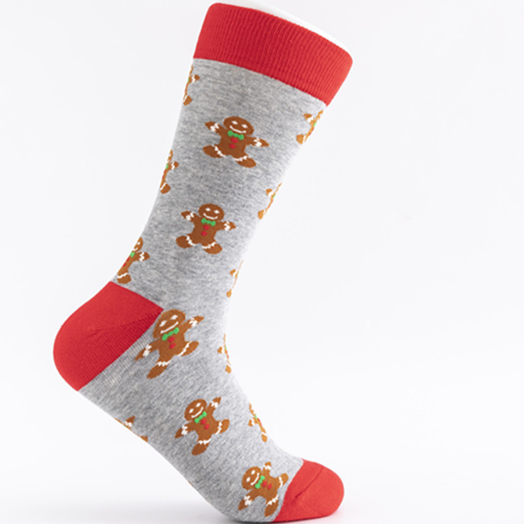 10 Pairs Colorful Socks Tide Male Casual Socks Christmas Elements Socks
